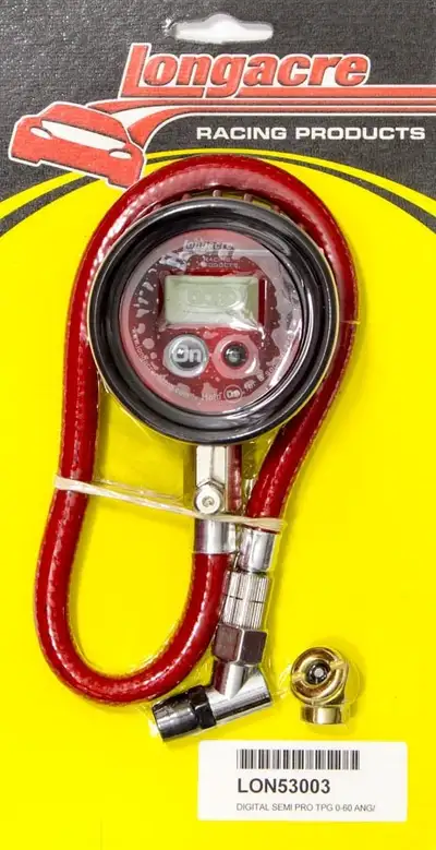 Longacre Tire Gauge Digital 0-60 PSI Semi-Pro