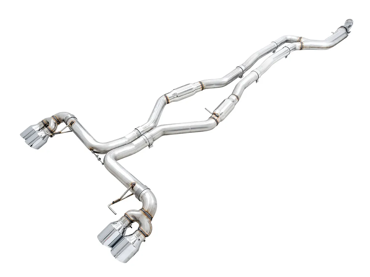 AWE Track Edition Exhaust for G2X M340i / M440i - Diamond Black Tips product image