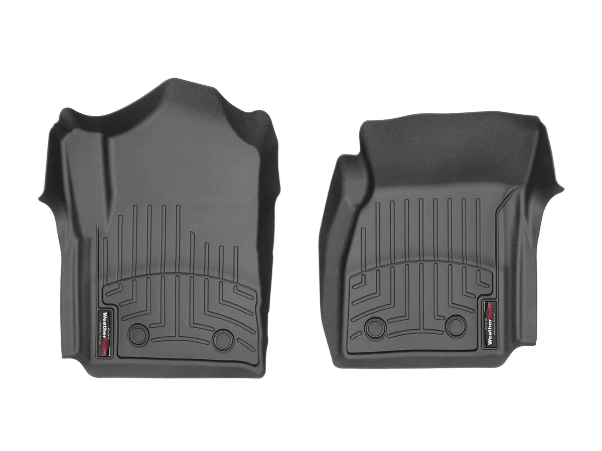 BlackFrontFloorLinerVinylFloorsChevroletSilverado15002014VinylFloorsRegularCabwithfloormountedshifter product image