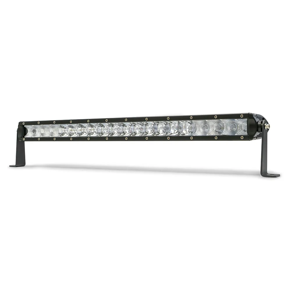 DV8 Offroad BS20E100W5W 20 in. Single Row LED Light Bar; Chrome Face product image