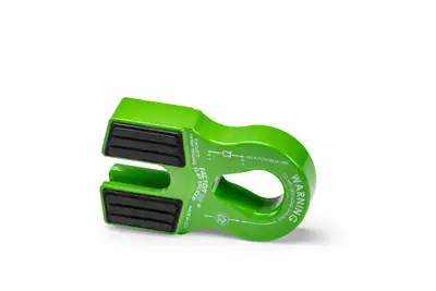 Factor 55 Factor 55 00375-08 Flat Splicer 3/8-1/2 Synthetic Rope Splice-On Shackle Mount -- Green