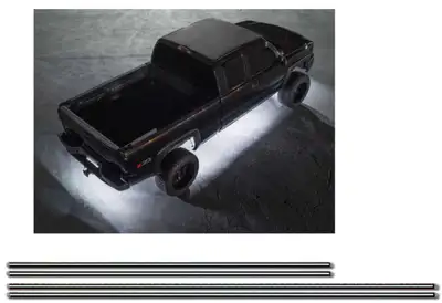 Race Sport JEEP Ultra White Series HD Aluminum Channel LED Underbody Kit - Extreme White Ground Effects