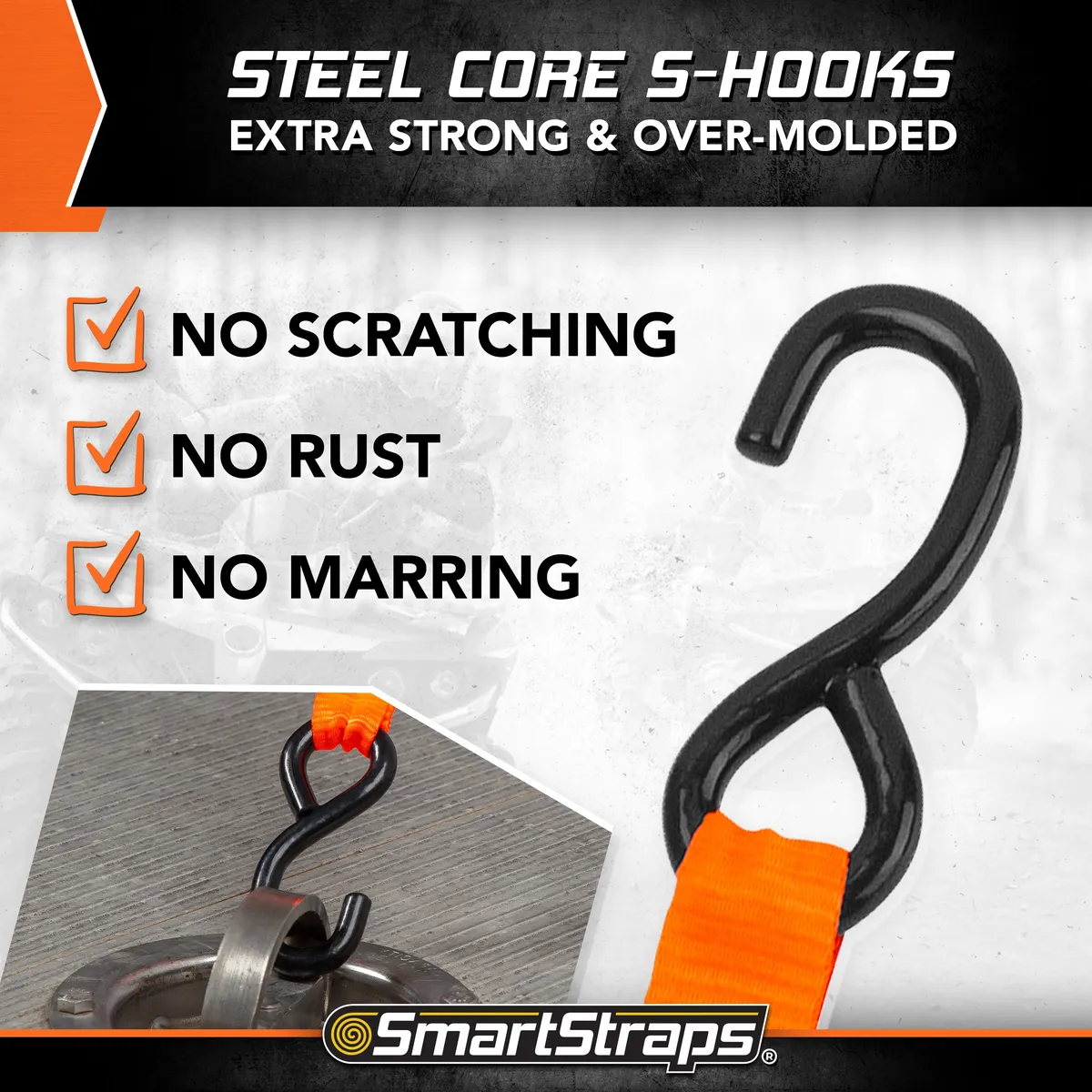 14ft 3000lb Ratchetx Ratchet Tie Down 4 pk Orange product image