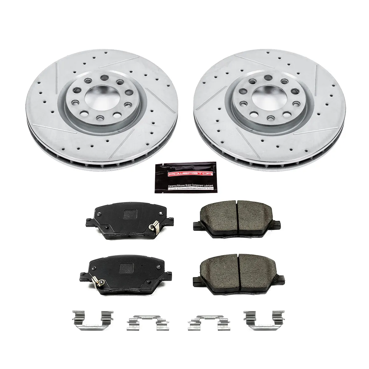 Z23 Evolution Brake Kit Front 2016-2018 Fiat 500x 2017-2018 Jeep Compass 2015-2018 Jeep Renegade product image