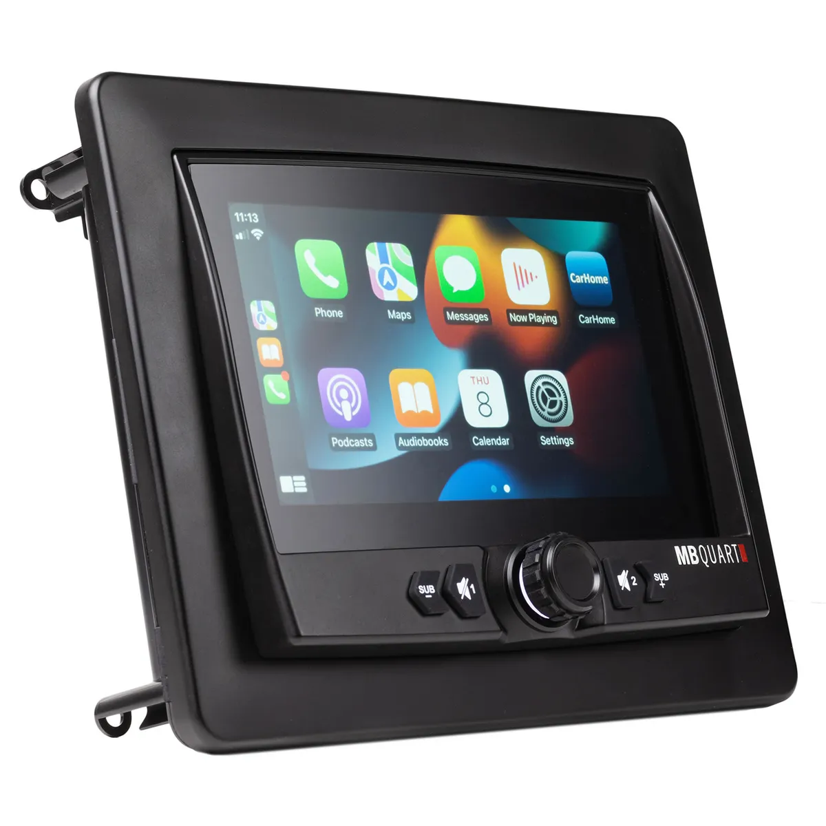 MB Quart 7 in Touchscreen Waterproof Touchscreen Wireless Carplay Source Unit