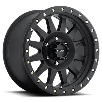 Method Race Wheels Aluminum Wheels 17x8.5 Double Standard MR304 Bolt Pattern 6 On 135 Offset 0 Lip Size 3.07 Matte Black MB Method