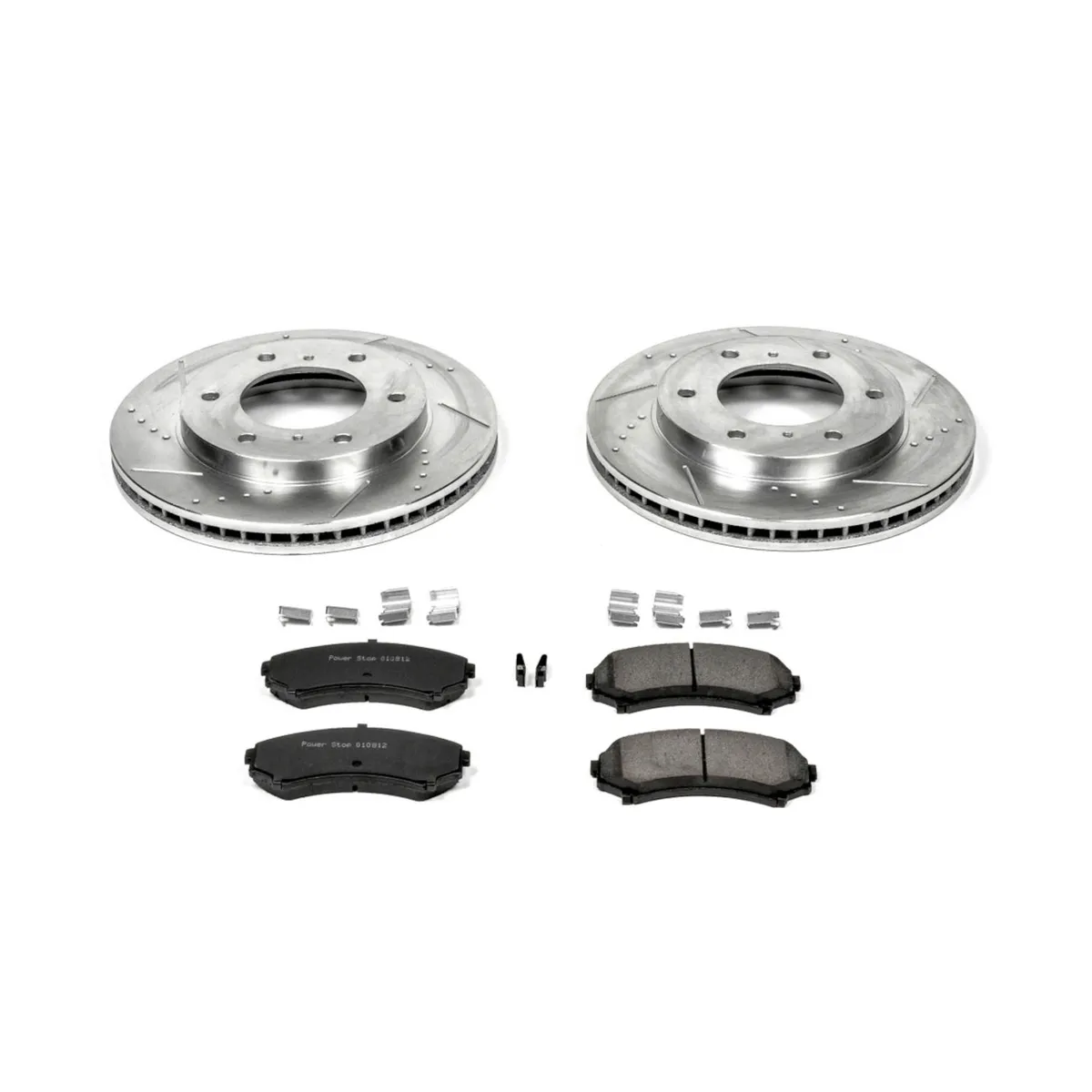 Z23 Evolution Sport Upgrade Kit: Drilled/Slotted Rotors; Carbon-Fiber Ceramic Pads W/Hardware product image