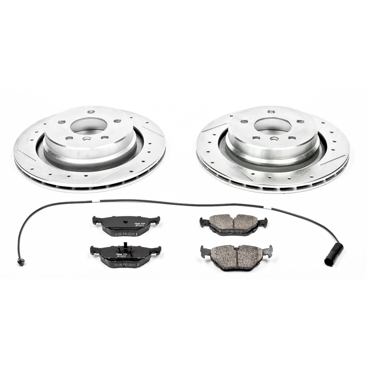 Z23 Evolution Sport Upgrade Kit: Drilled/Slotted Rotors; Carbon-Fiber Ceramic Pads W/Hardware; Pad Sensors product image