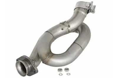aFe Power aFe POWER Twisted Steel Loop Relocation Pipe 2in - 2012+ JK