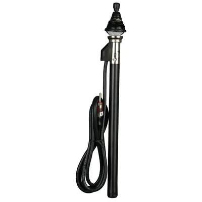 Metra Electronics ANTENNAWorks; Universal Retractable Antenna; Roof Mount; Locking; For 0.75 in./19mm Hole; 37 in./94cm 5-Section Retractable Mast; 48 in./122cm Cable; Stainless Steel;