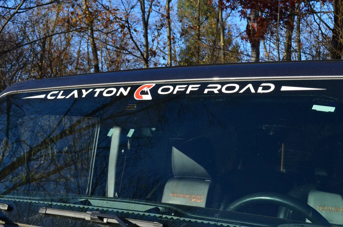 Clayton Off Road Windshield Decal product image
