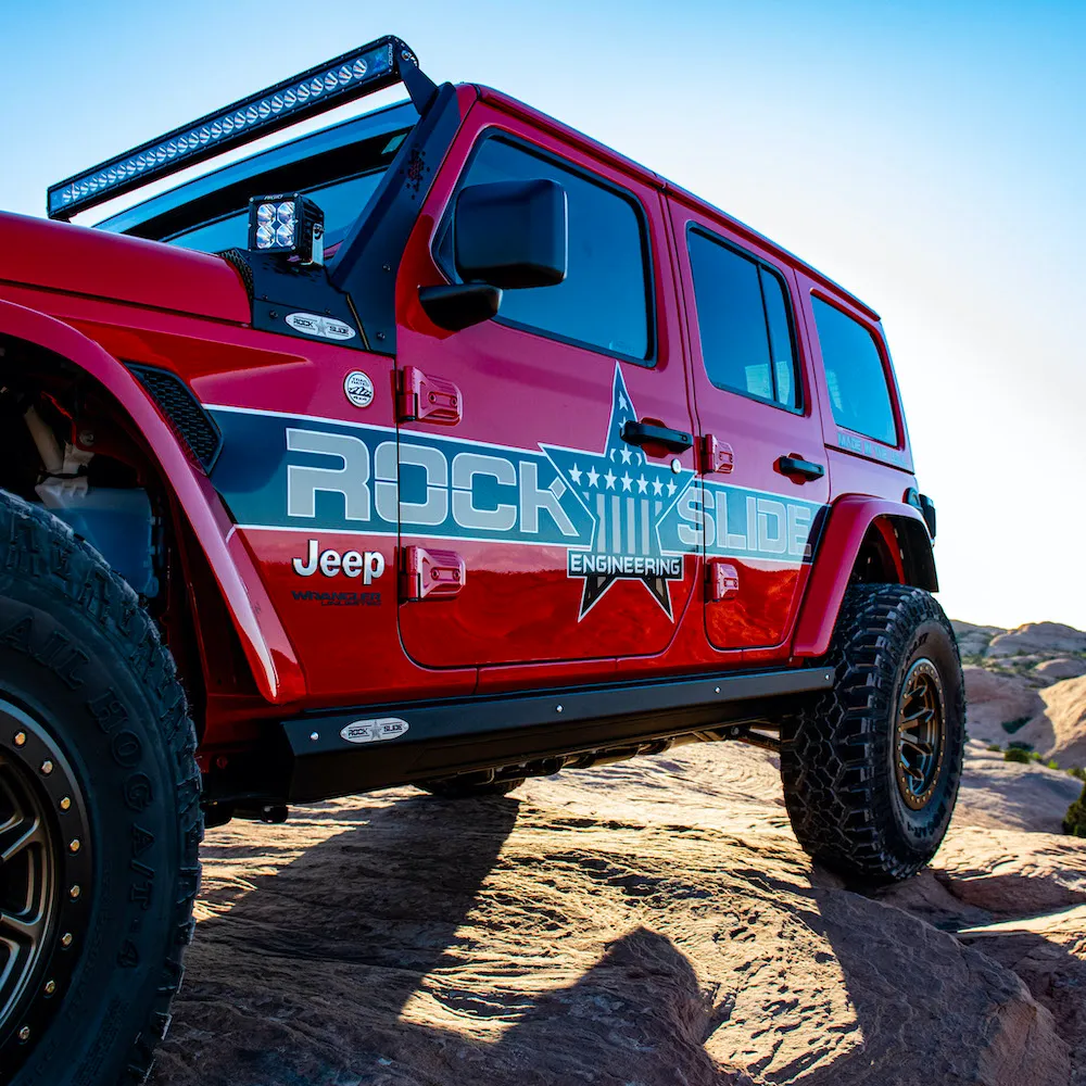 Jeep JL Side Step Sliders For 20-23 Wrangler JL 4 Door Models Passenger Side Sub Part Rock Slide Engineering product image