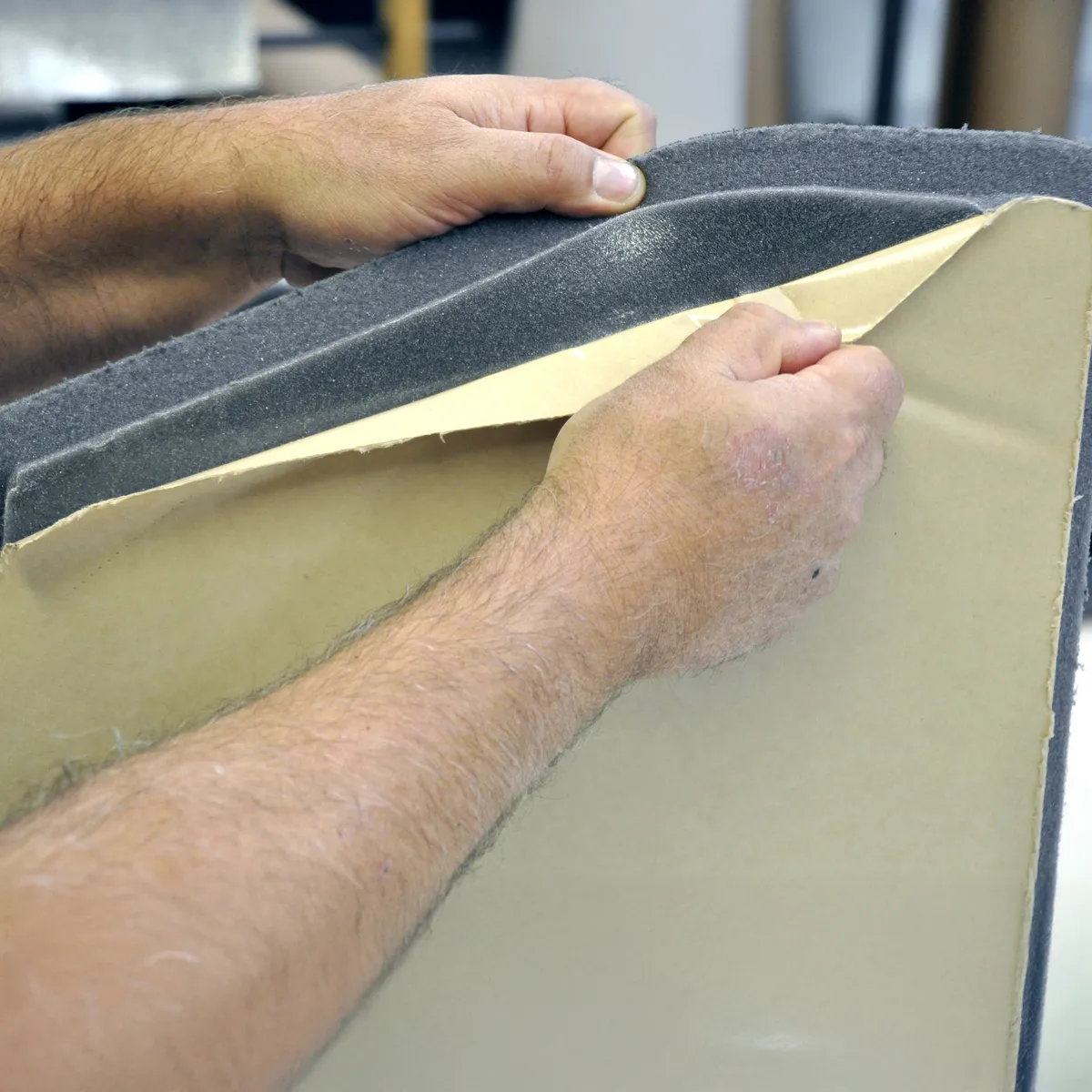 0710 Wrangler JK (4 Door) Sound Deadening Headliner Original White Finis product image