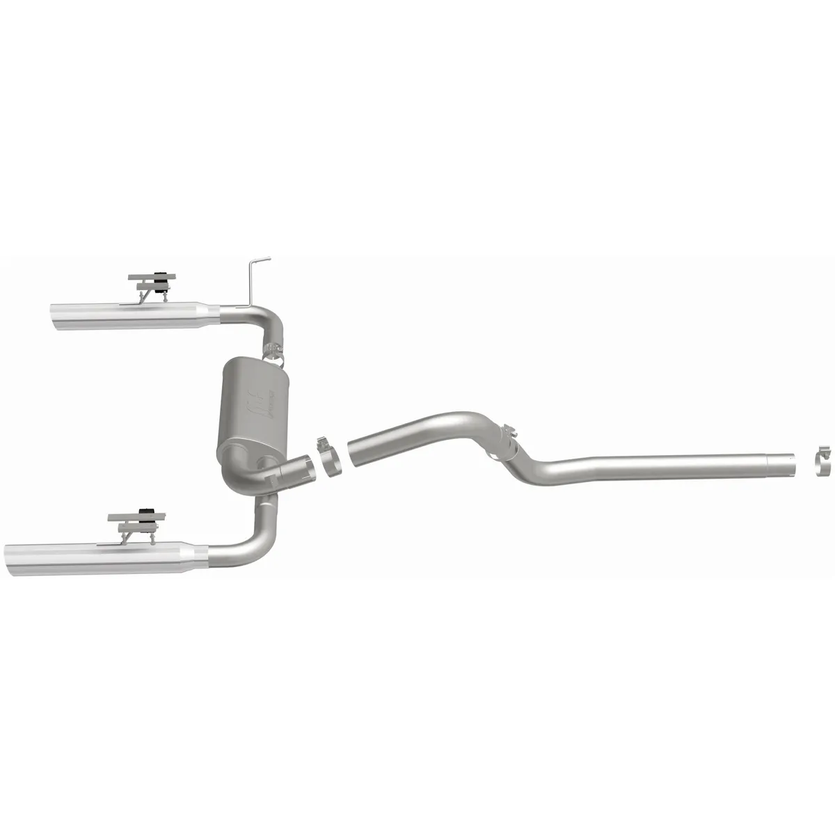 MagnaFlow 1998-2002 Chevrolet Camaro 5.7L | 1998-2002 Pontiac Firebird 5.7L Street Series Cat-Back Performance Exhaust System 15684 product image