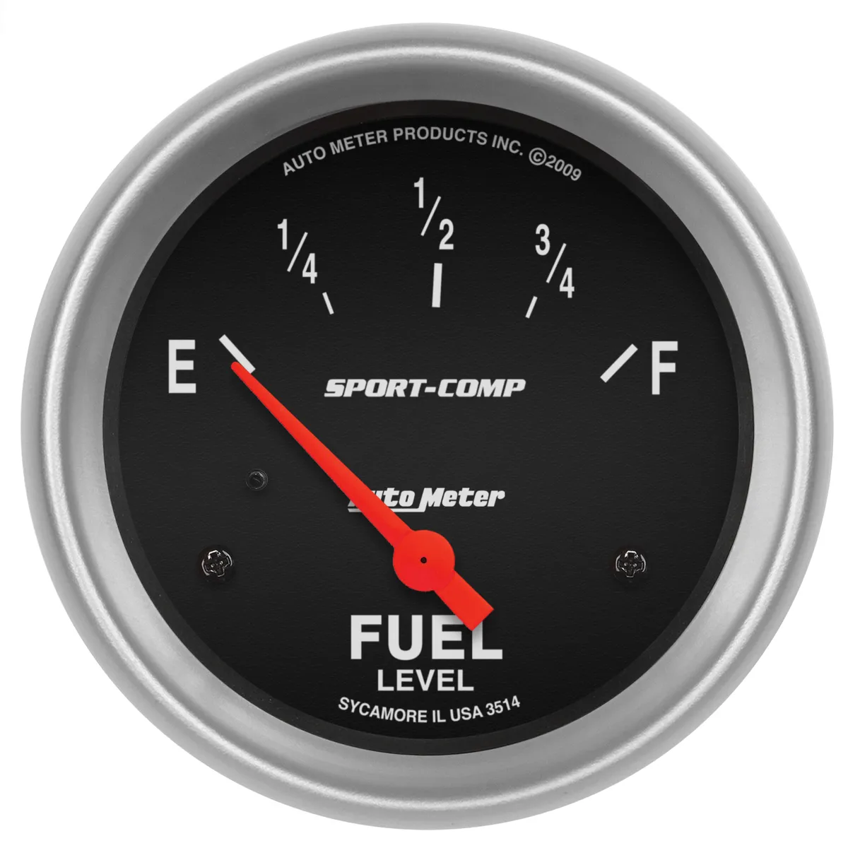 Gauge, Fuel Level, 2 5/8", 0OE to 90OF, Elec, Sport-Comp product image