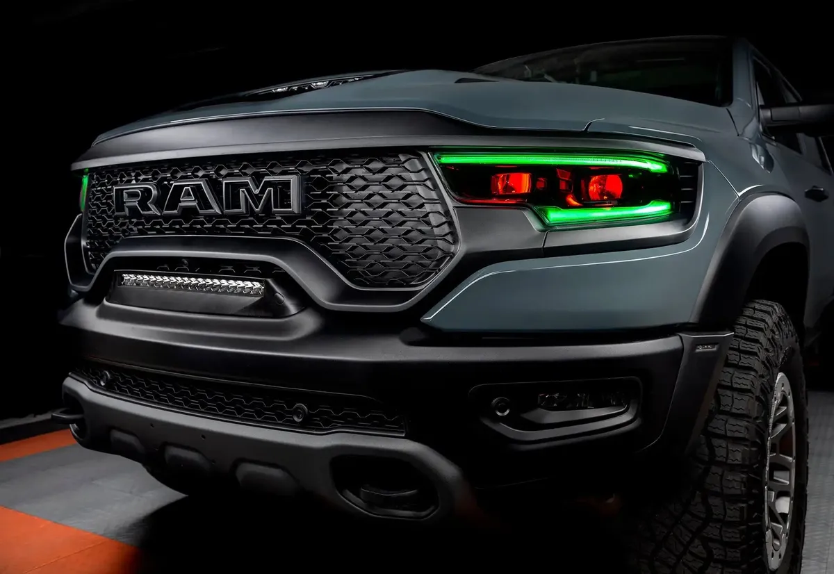 Oracle Lighting 2019-2021 RAM 1500 Colorshift RGB Headlight Demon Eye Kit - LED Projector Headlights product image