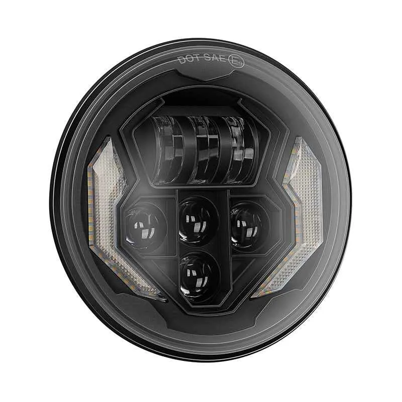 7'' LED Headlights with DRL & Turn Signals for 1997-Later Jeep Wrangler | Lightning Style product image