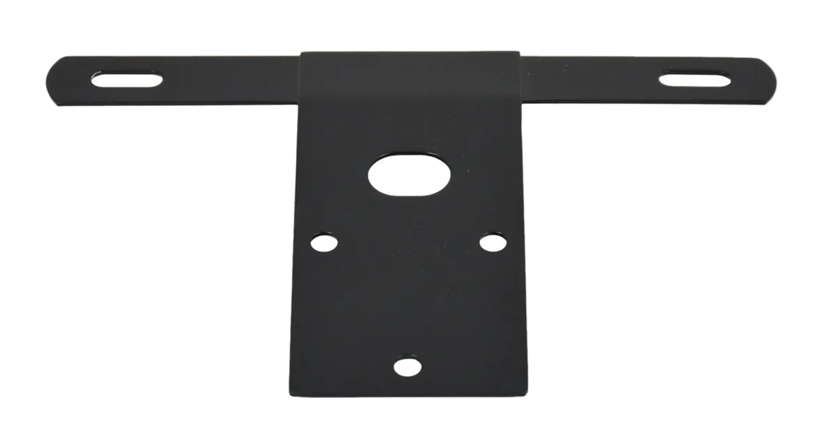 Steinjager Steinjäger Exterior Accessories CJ-7 1976-1986 License Plate Brackets Rear Black Powder Coated Stainless