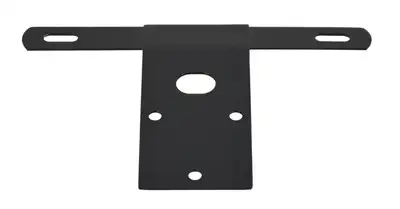 Steinjager Steinjäger Exterior Accessories CJ-7 1976-1986 License Plate Brackets Rear Black Powder Coated Stainless