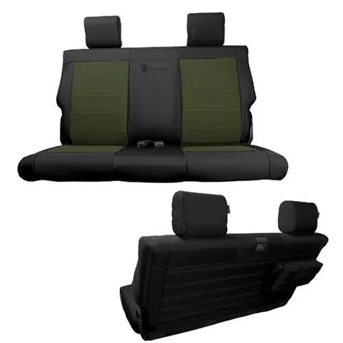 Rear Bench Tactical Seat Cover for Jeep® Wrangler JK 2013-18 2 Door w/ MOLLE | Bartact® product image