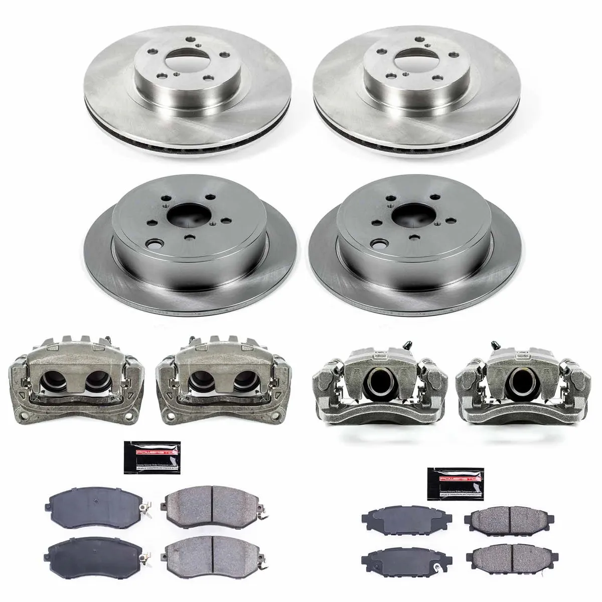 Z17 Direct Replacement Kit: Rotors; Ceramic Pads; Calipers product image