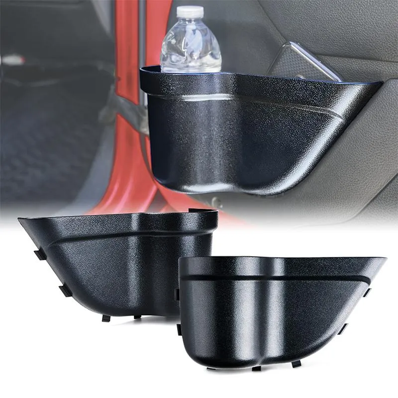 LED Factory Mart Front Door Storage Pocket Organizer for 2011+ Jeep Wrangler JK JKU