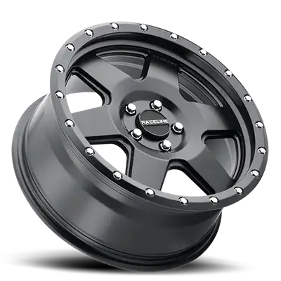 Raceline Wheels Aluminum Wheels 17x8 Boost 946B Satin Black 6 Spoke 35 Offset 5 on 108 Bolt Pattern 72.62 Bore Raceline