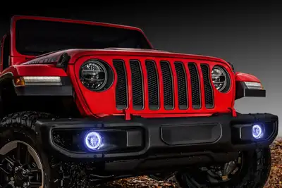 Oracle Lighting Oracle LED Surface-Mount Fog Light Halo Kit - Green - JT/JL and JK w/ Factory LEDs