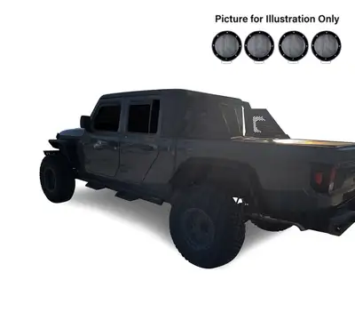 Black Horse Off Road 19c Gladiator Roll Bar Kit Black