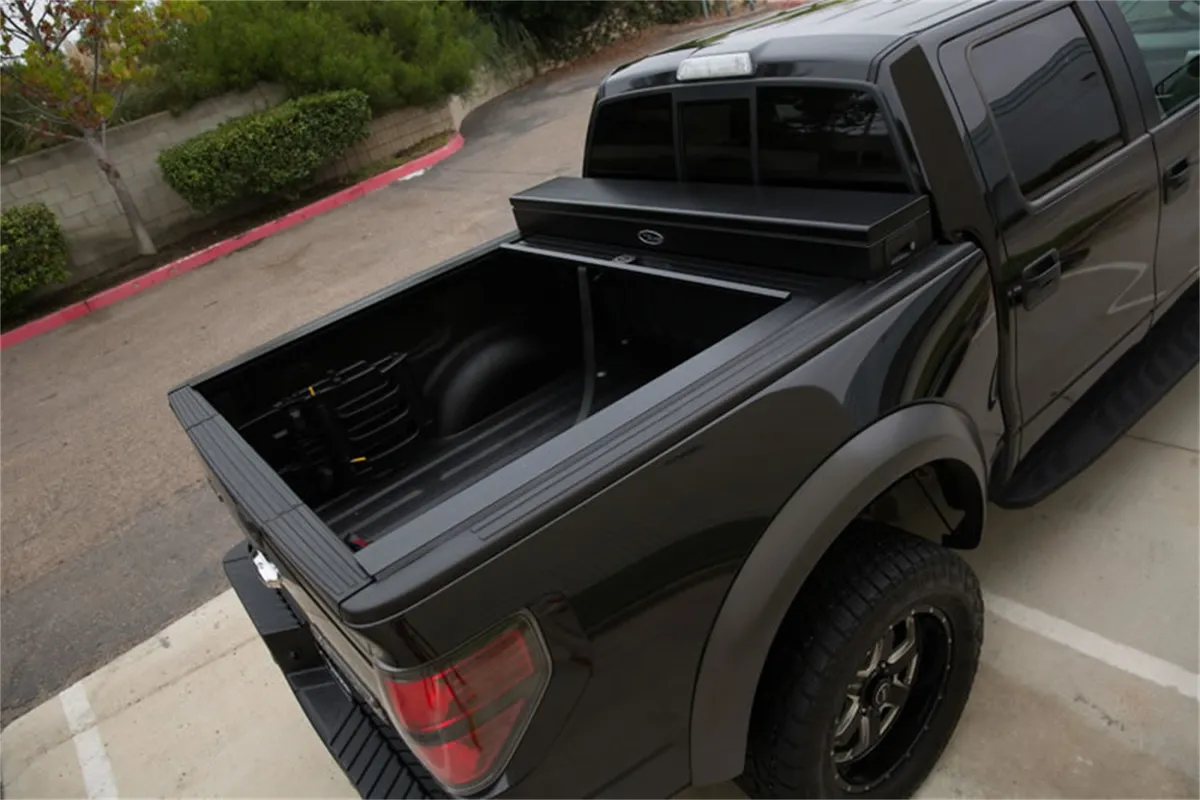 Truck Covers USA CRJR350 Junior Size Toolbox and Hard Retractable Roll-up Tonneau Cover Combination product image