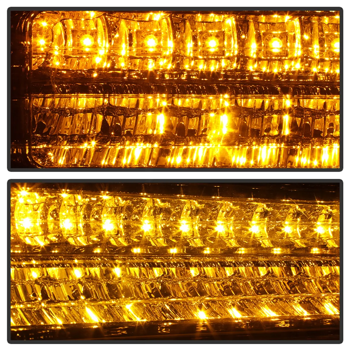 XTune Bumper Headlights/Corner Lights; LED; Not For Use w/Sealed Beam Headlights; Chrome; product image