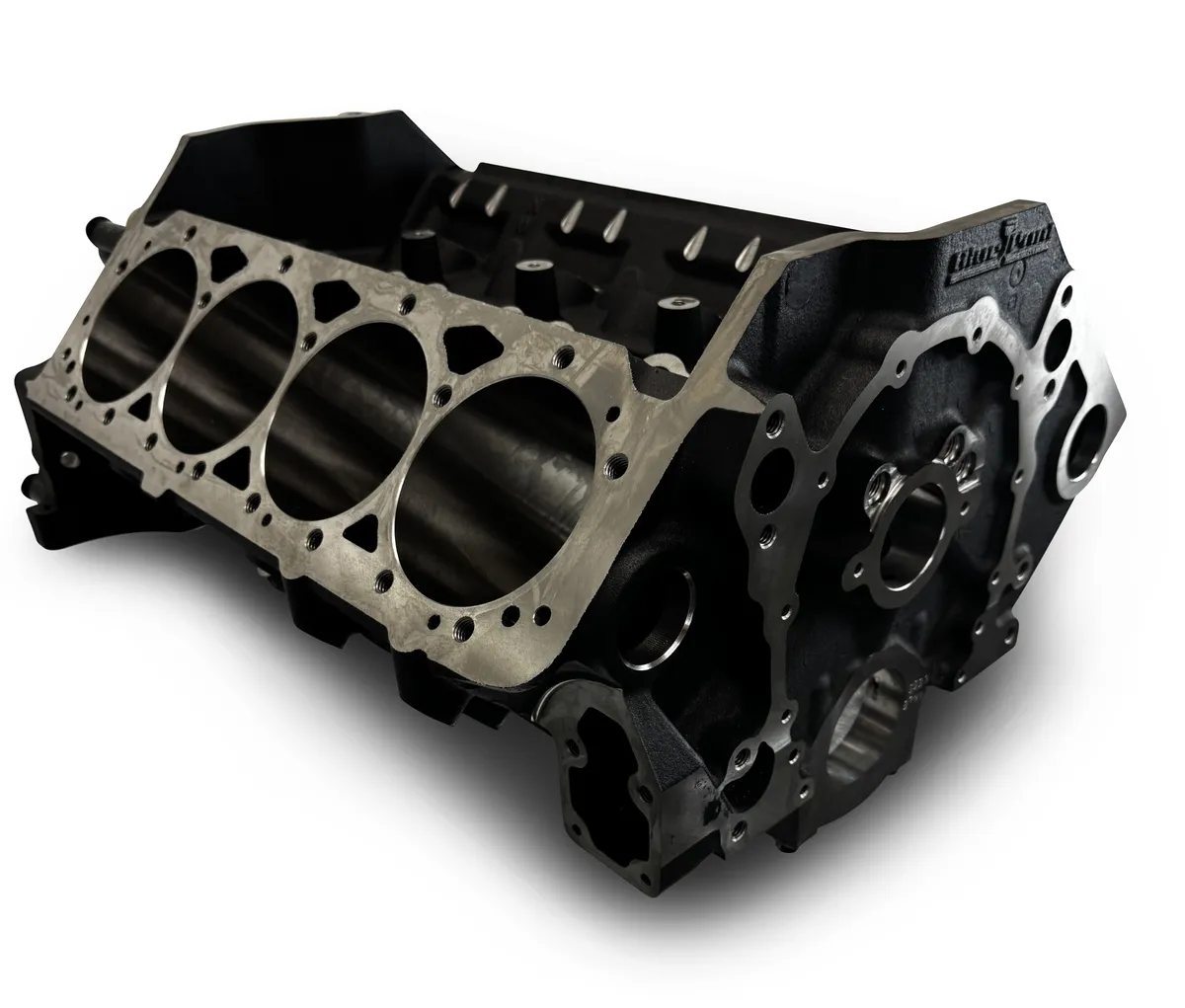 BluePrint Engines GM Small Block Compatible Bare Block – 9.025 Deck x 4.125 Bore, 2-Piece Seal, 350 Main, SIAM, Steel Billet Main Caps, Splayed product image