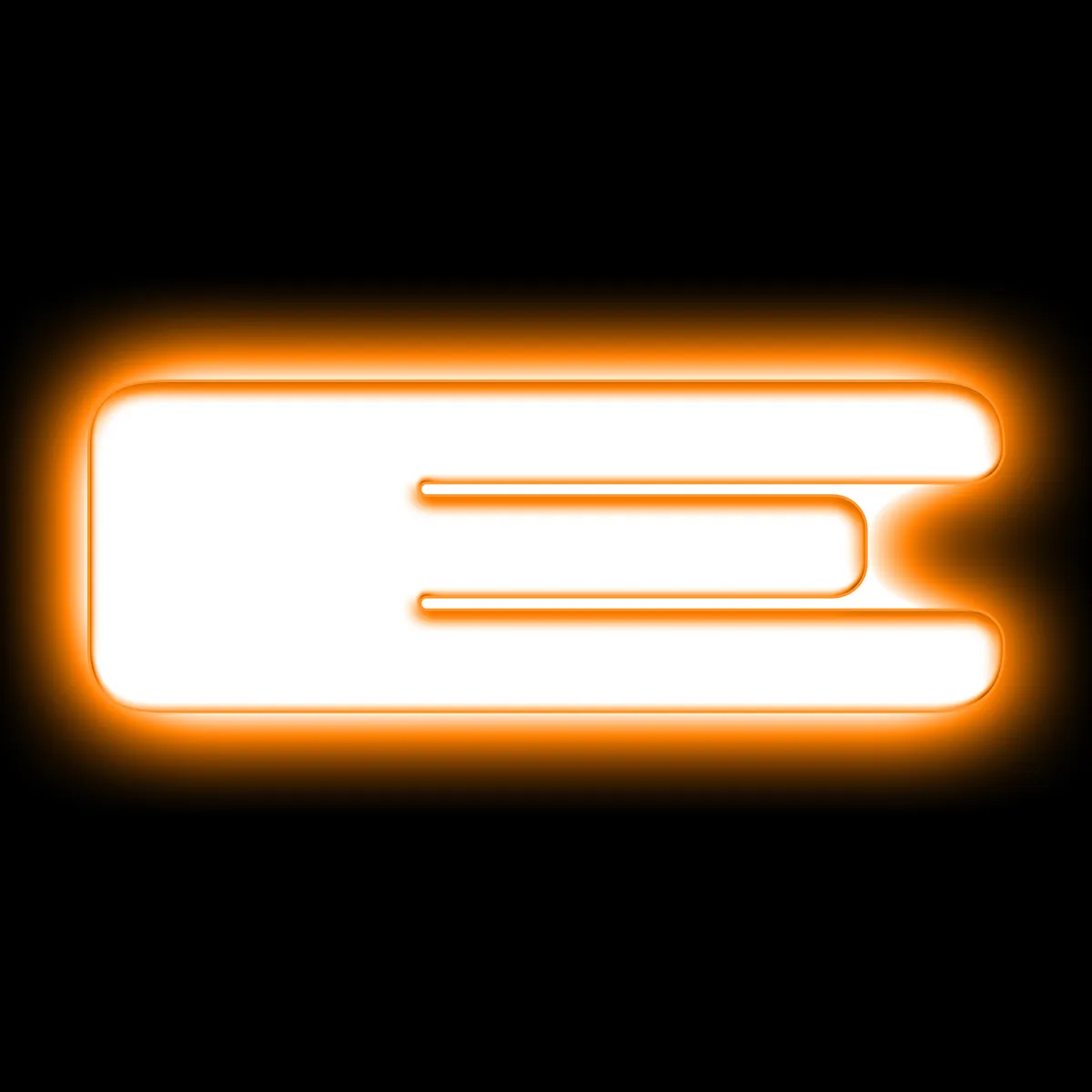 ORACLE Lighting Universal Illuminated LED Letter Badges - Matte White Surface Finish - E product image