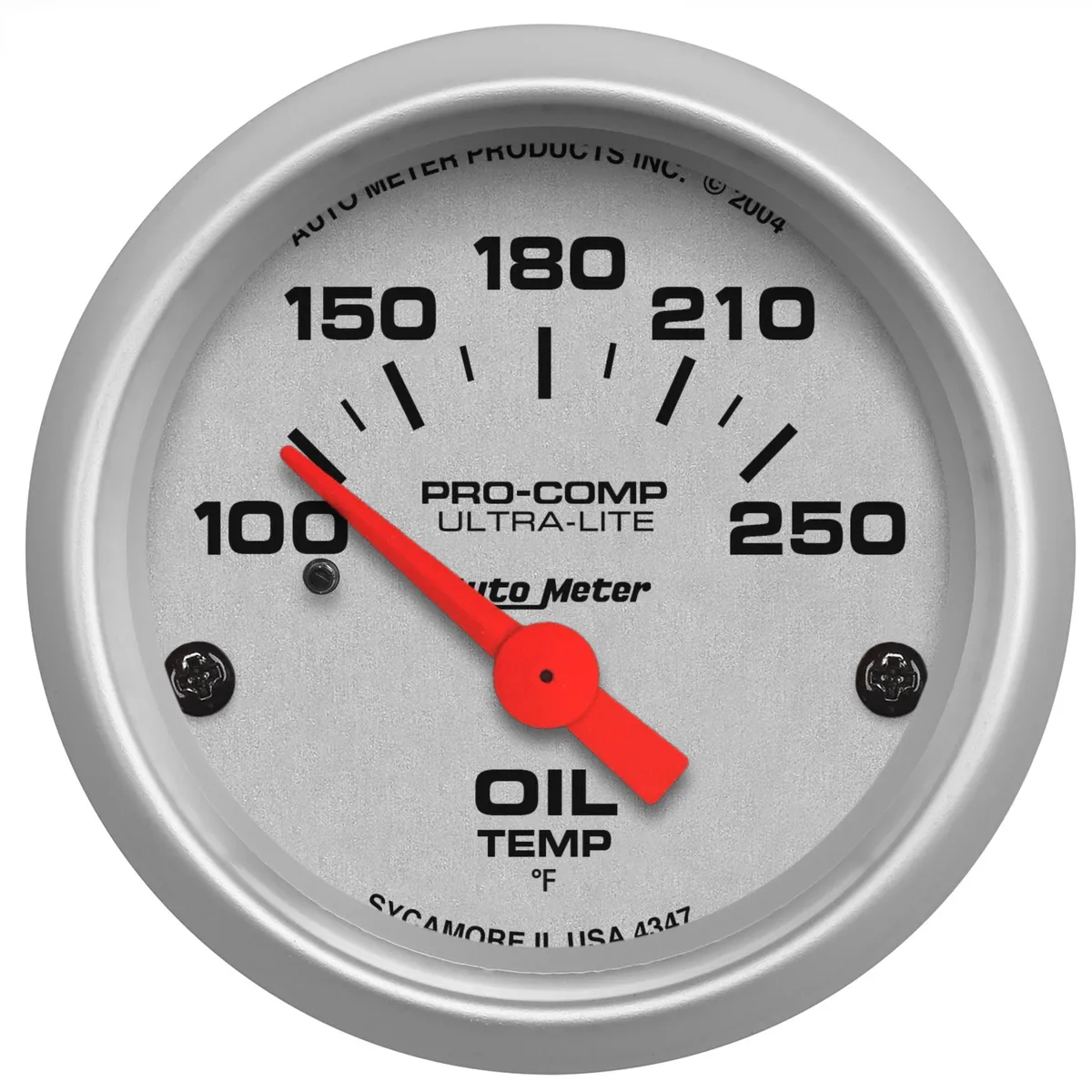 2-1/16 In. Oil Temperature, 100-250 Fahrenheit, Ultra-Lite product image
