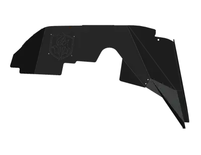 Road Armor 1824 Wrangler/20c Gladiator Stealth Front Fender Liners Texture Black