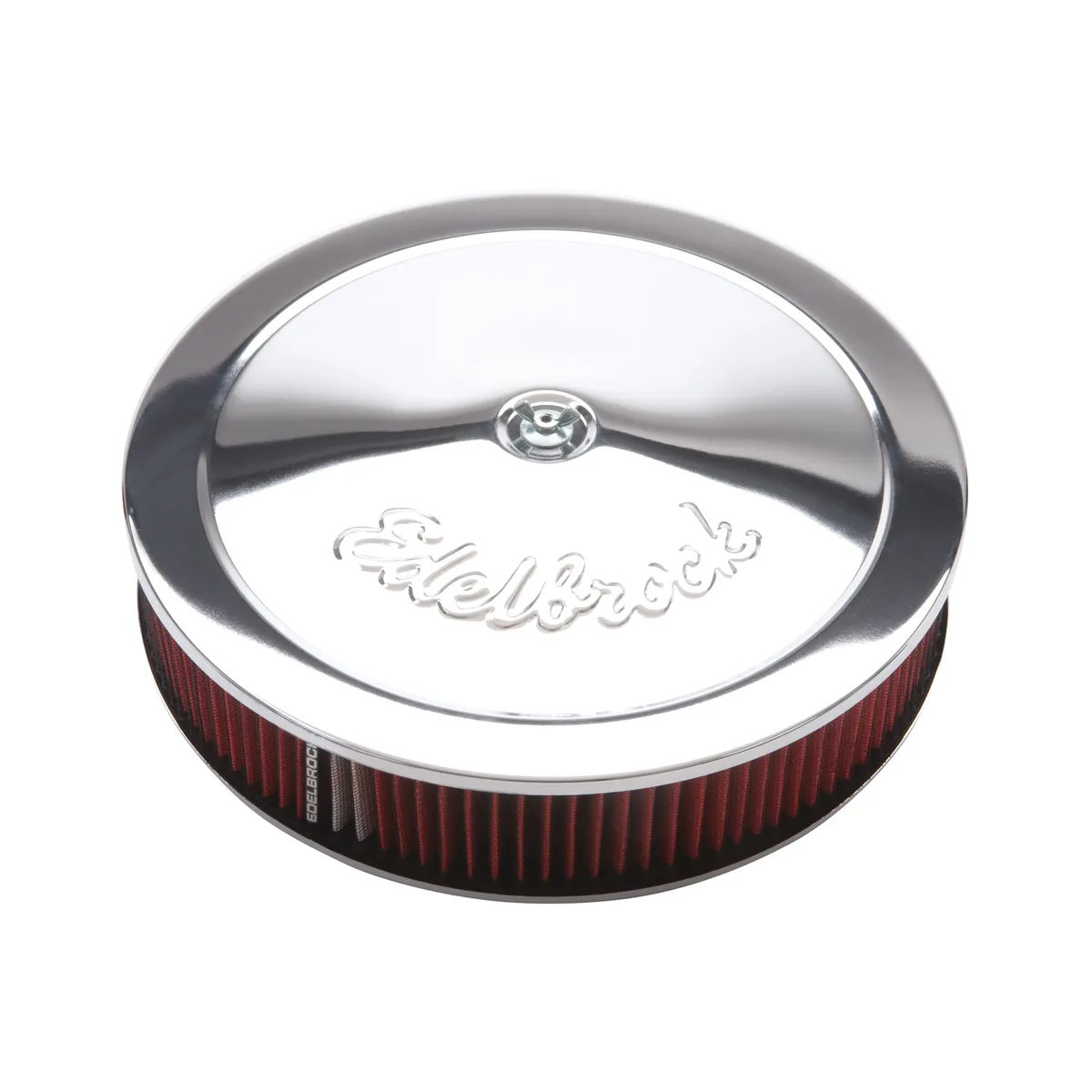 Air Cleaner, Pro-Flo Series, Round, 14 In. Diameter, Cloth Element, Chrome product image
