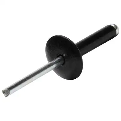 Allstar Performance Lg Hd Rivet Black 200pk
