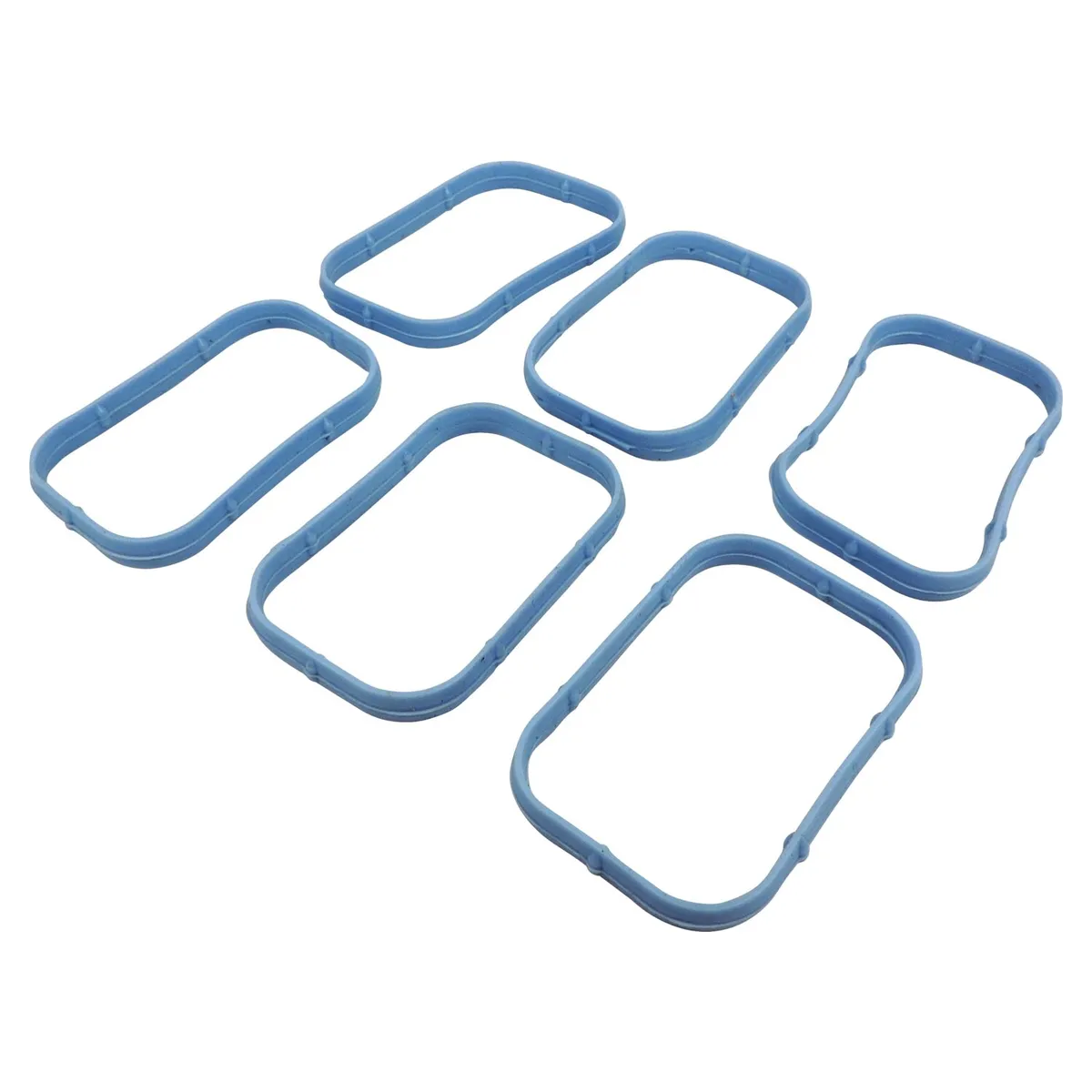 Crown Automotive Jeep Replacement Intake Manifold Gasket Set; Silicone; Blue; Use Existing Hardware; Upper;