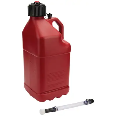 Allstar Performance Utility Jug 5 Gal w/Filler Hose Red