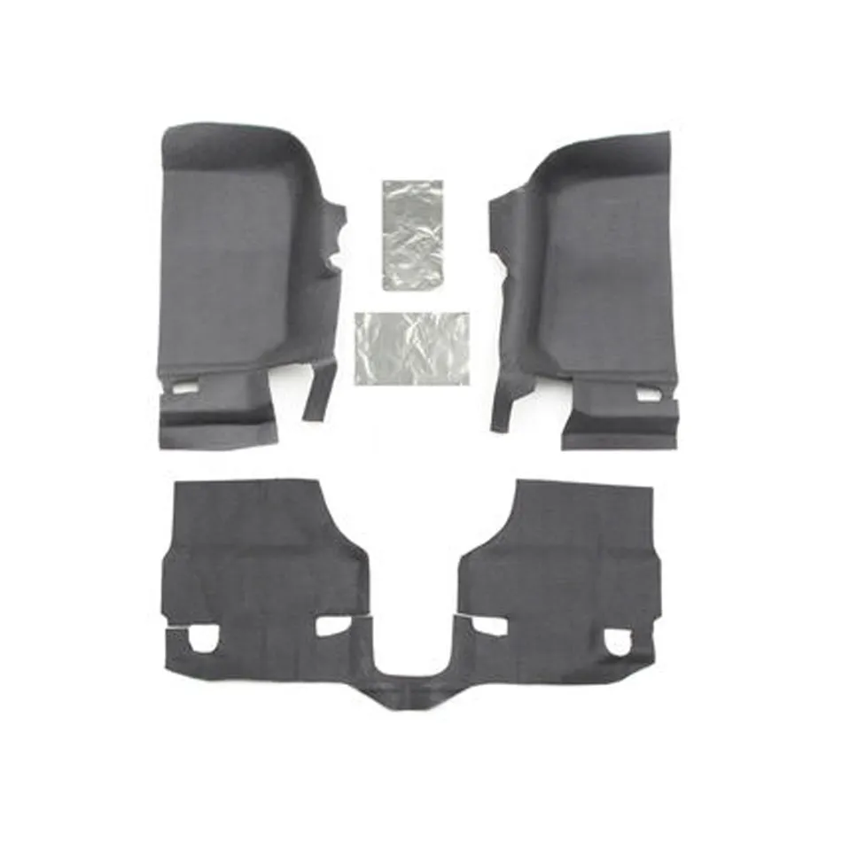 Husky Liners 1117 Wrangler JK 2DR (Inc Heat Shields) Front Impact Jeep Liner 3pc Black