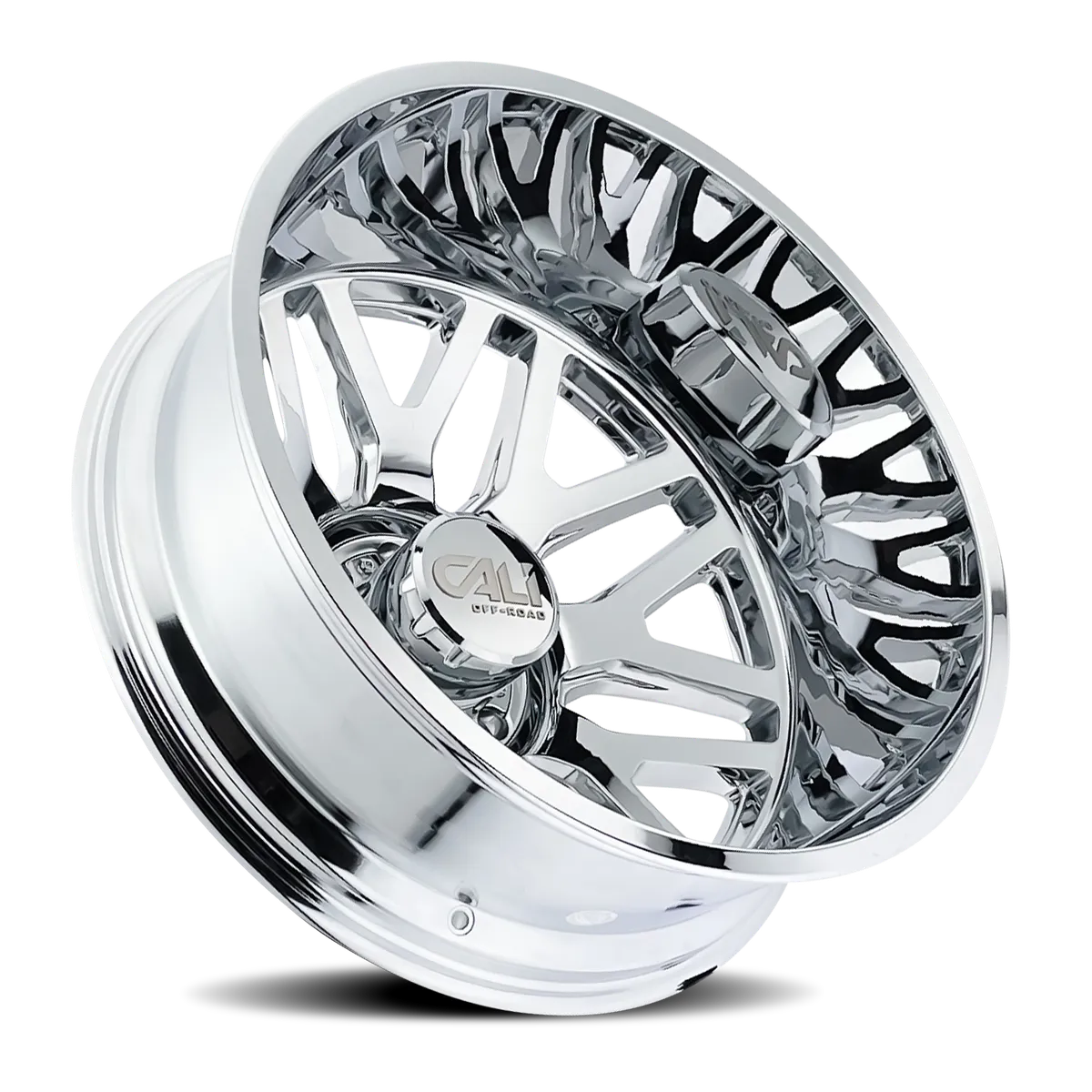 Dually Wheels Invader Dually 9115D CH 22x8.25 Chrome 8 On 200 Bolt Pattern -192 Offset Cali Offroad Wheels product image