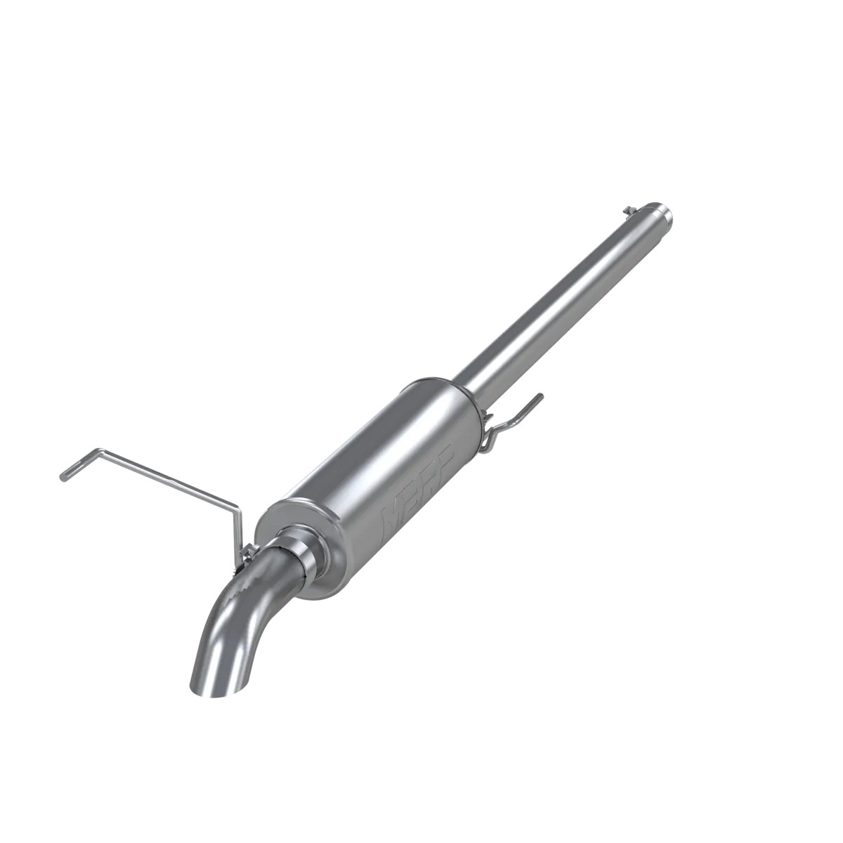 Armor Lite Cat Back Exhaust System; 3 in.; Incl. Extension Pipe/Muffler/Hardware/3 in. Tip; Single Side ; 3 in. Turn Down Assembly Exit; Aluminized; product image