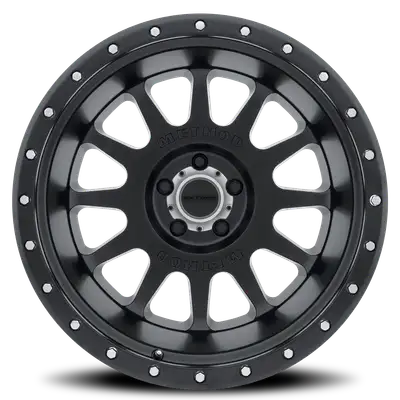 Method Race Wheels Aluminum Wheels 20x10 NV MR605 Bolt Pattern 5 On 139.7 Offset -24 Matte Black MB Method