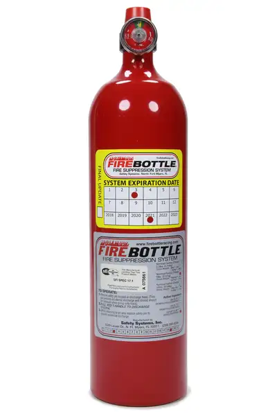 Fire Bottle Fire Suppression Bottle Only 5lb NOVEC 1230