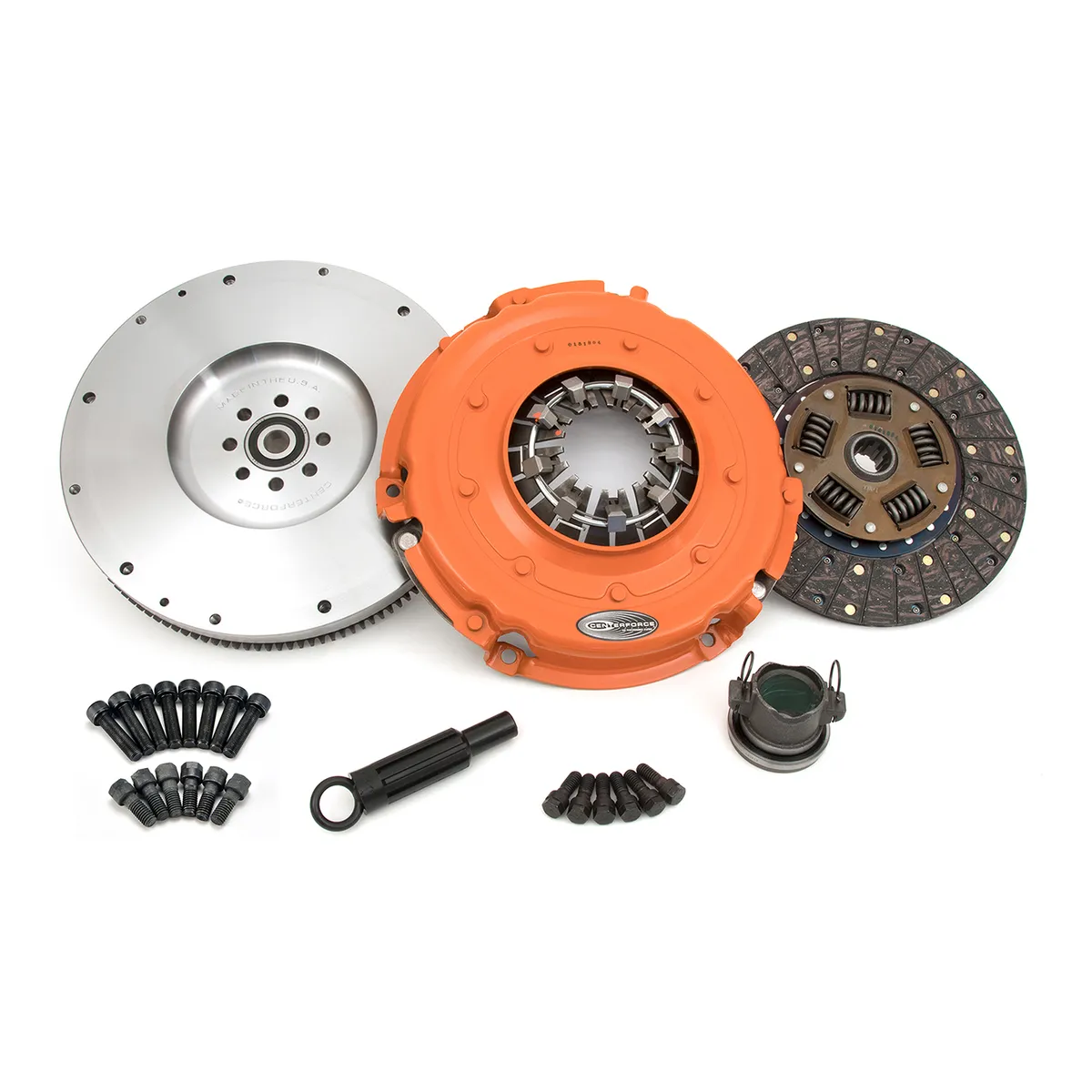 Centerforce ? II, Performance Clutch and Flywheel Kit, 127 Tooth Gear, 0 in/oz Internally Balanced, 8 Bolt Crank, 465 ft/lbs Capacity, 10.750in Dia., 10-Spline, Fits Jeep Wrangler and Wrangler JK 3.6L product image