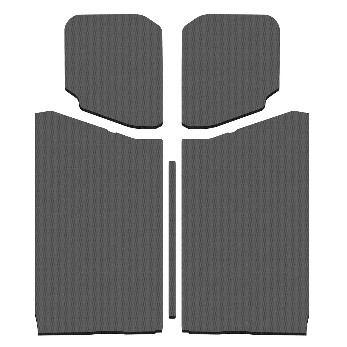 19c Wrangler JL (2 Door) Sound Deadening Headliner White Leather Look 5pc product image