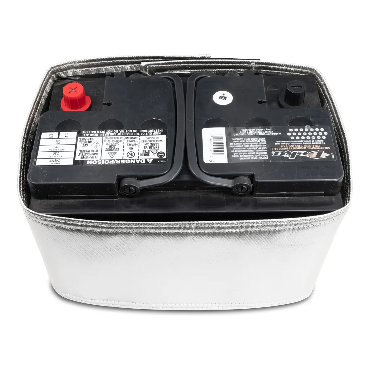 Heat Shield For Top Post Battery Silver product image