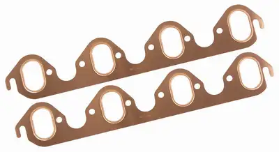 Mr Gasket 6888 Ford 429460 Copper Seal Header Gaskets 1.25in x 2.08in Rectangualr Ports