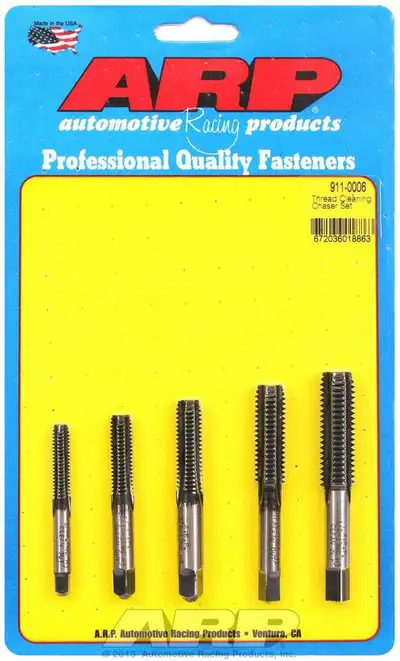 ARP Auto Racing Thread Cleaning Tap Set 5pc.