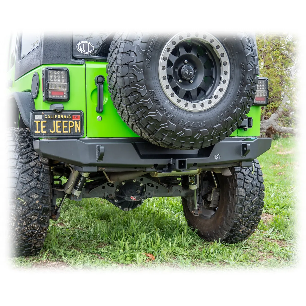Jeep JK Rear Bumper with Hitch Receiver | 2007–2018 product image